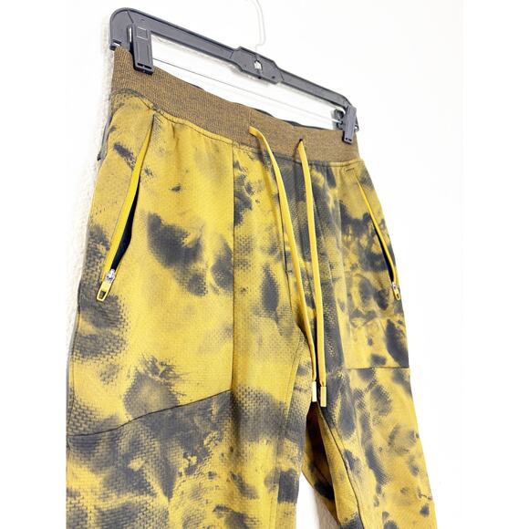 Lululemon Men’s Textured Tech Pants Size Small Diamond Dye Gold Spice Black - Picture 6 of 13